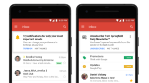 Gmail only high-priority notification