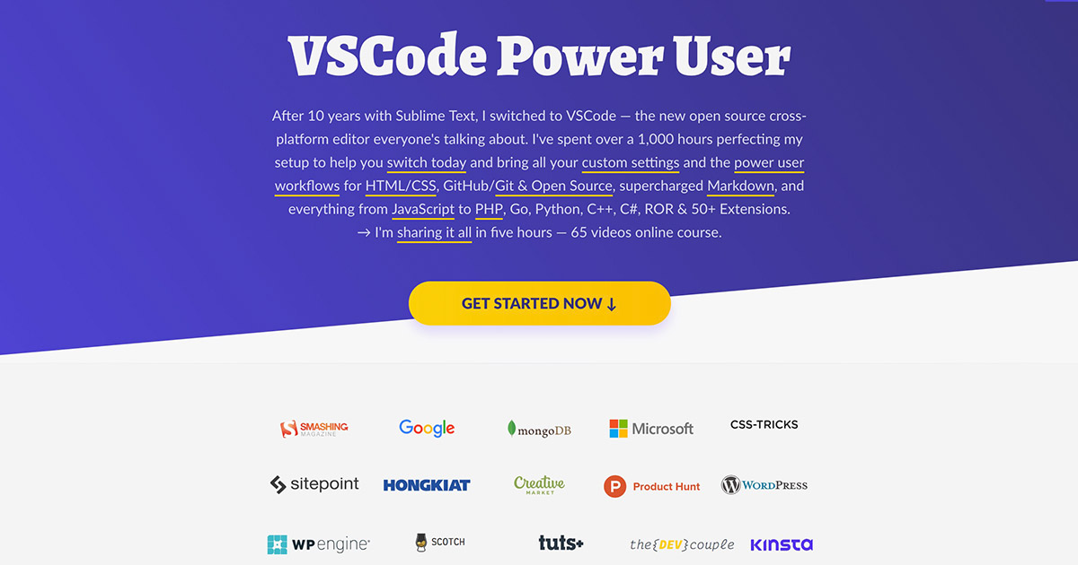 VSCode Power User Course